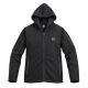 Sweat À capuche Zippé Noir CLYDE | FREEGUN