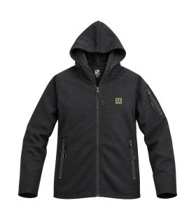 Sweat À capuche Zippé Noir CLYDE | FREEGUN