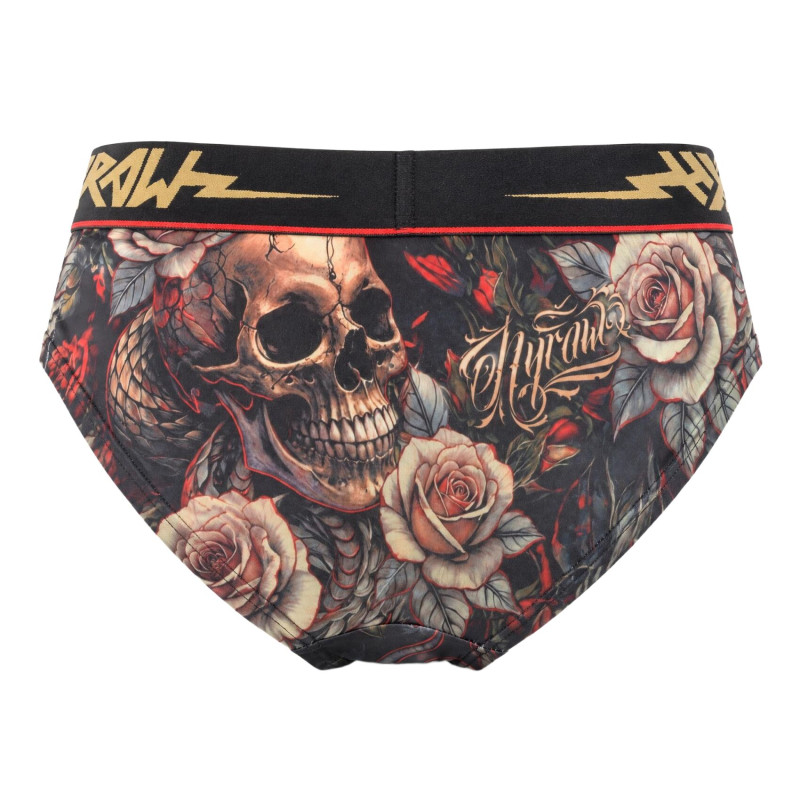 Lot de 2 Boxers Microfibre femme Hyraw Imprimé Skull | FREEGUN