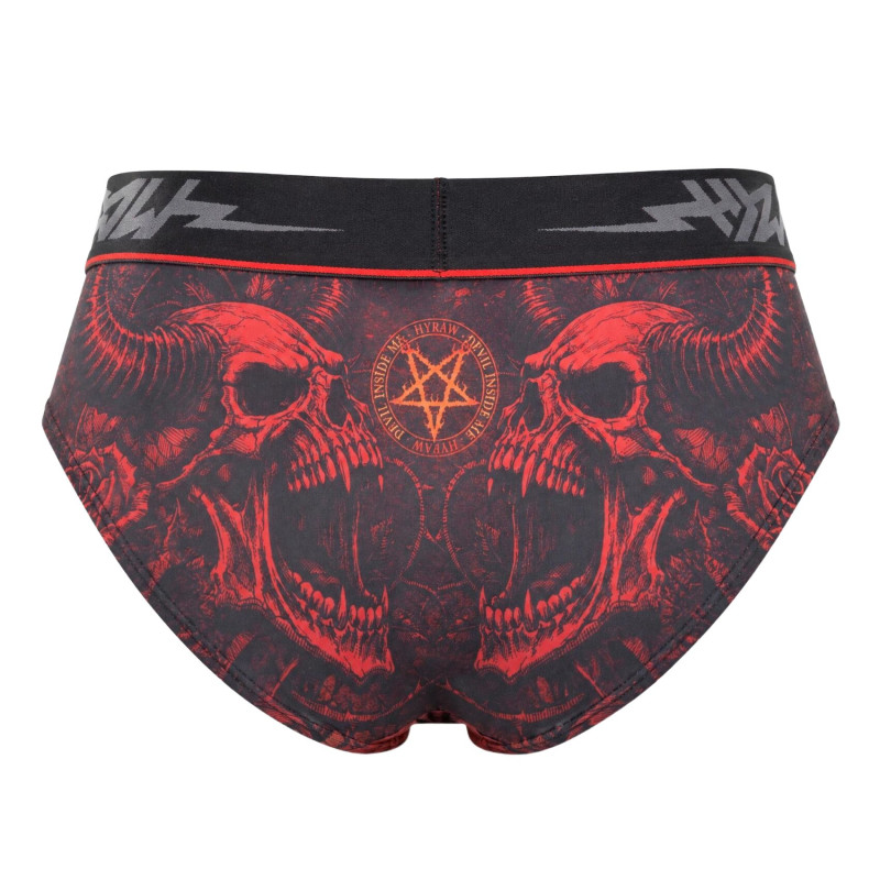 Lot de 2 Boxers Microfibre femme Hyraw Imprimé Skull | FREEGUN
