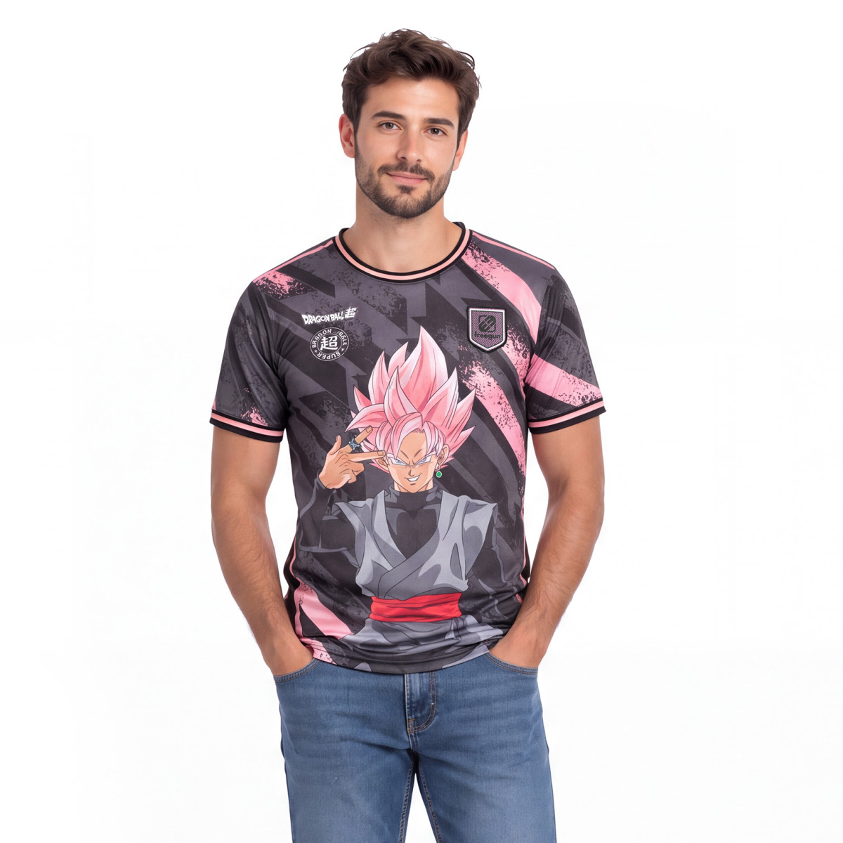 T-shirt Microfibre homme Imprimé Dragon Ball Super Black Goku | FREEGUN