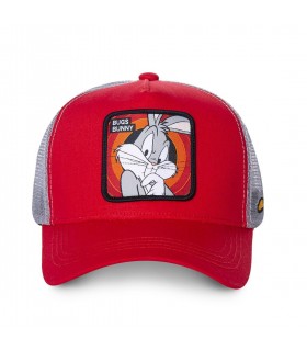 Casquette Capslab trucker Looney Tunes Bugs Bunny Rouge