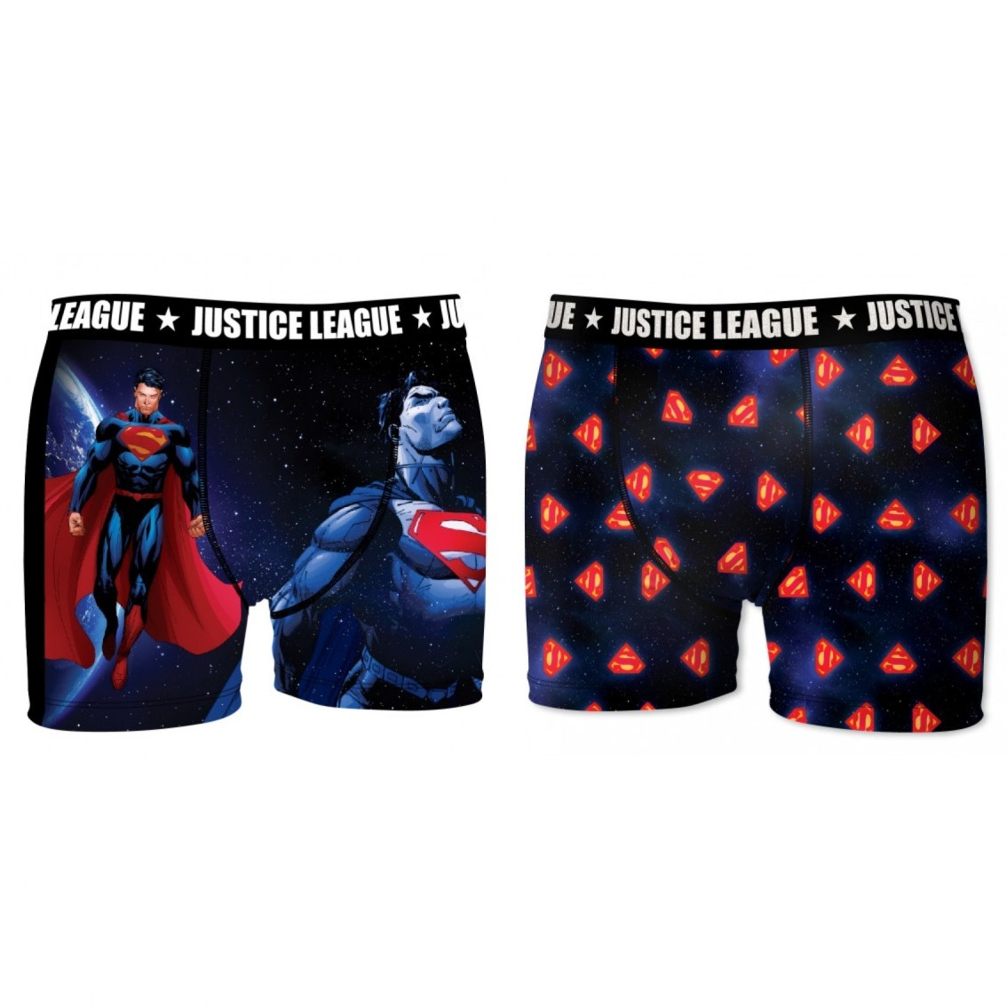Lot de 2 boxers homme justice league (photo) Lot de 2 boxers homme justice league (photo)
