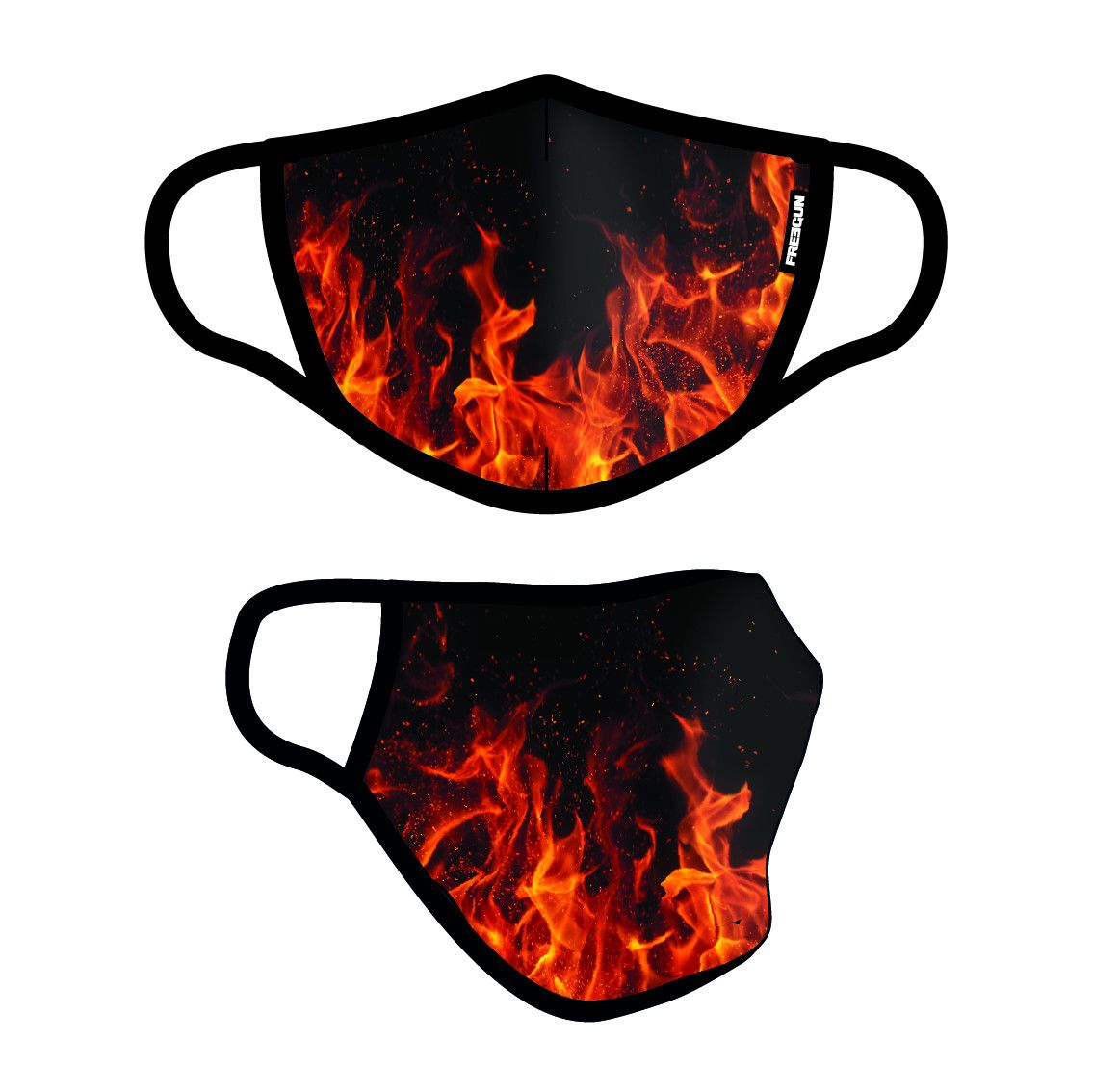 Masque tissu lavable en trois couches fire (photo) Masque tissu lavable en trois couches fire (photo)