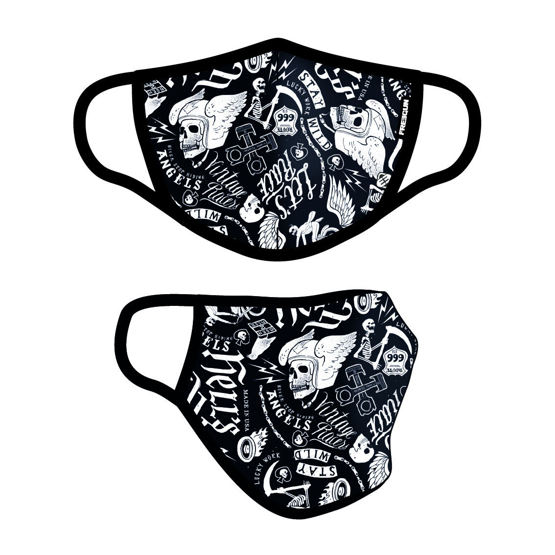 Masque tissu lavable en trois couches hell (photo) Masque tissu lavable en trois couches hell (photo)