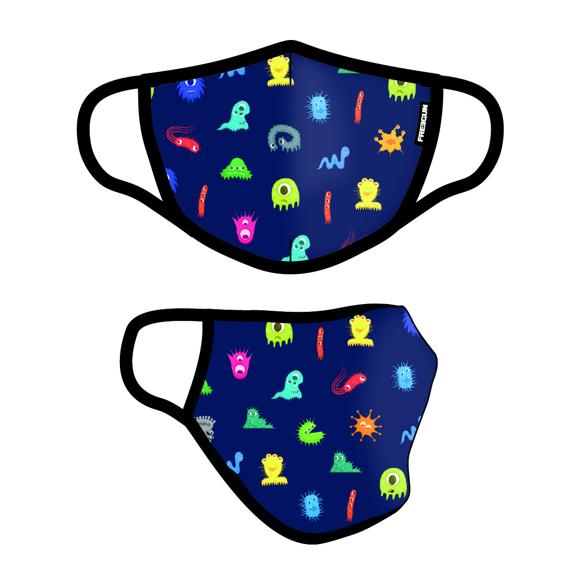 Masque tissu lavable en trois couches virus petite taille (photo) Masque tissu lavable en trois couches virus petite taille (photo)