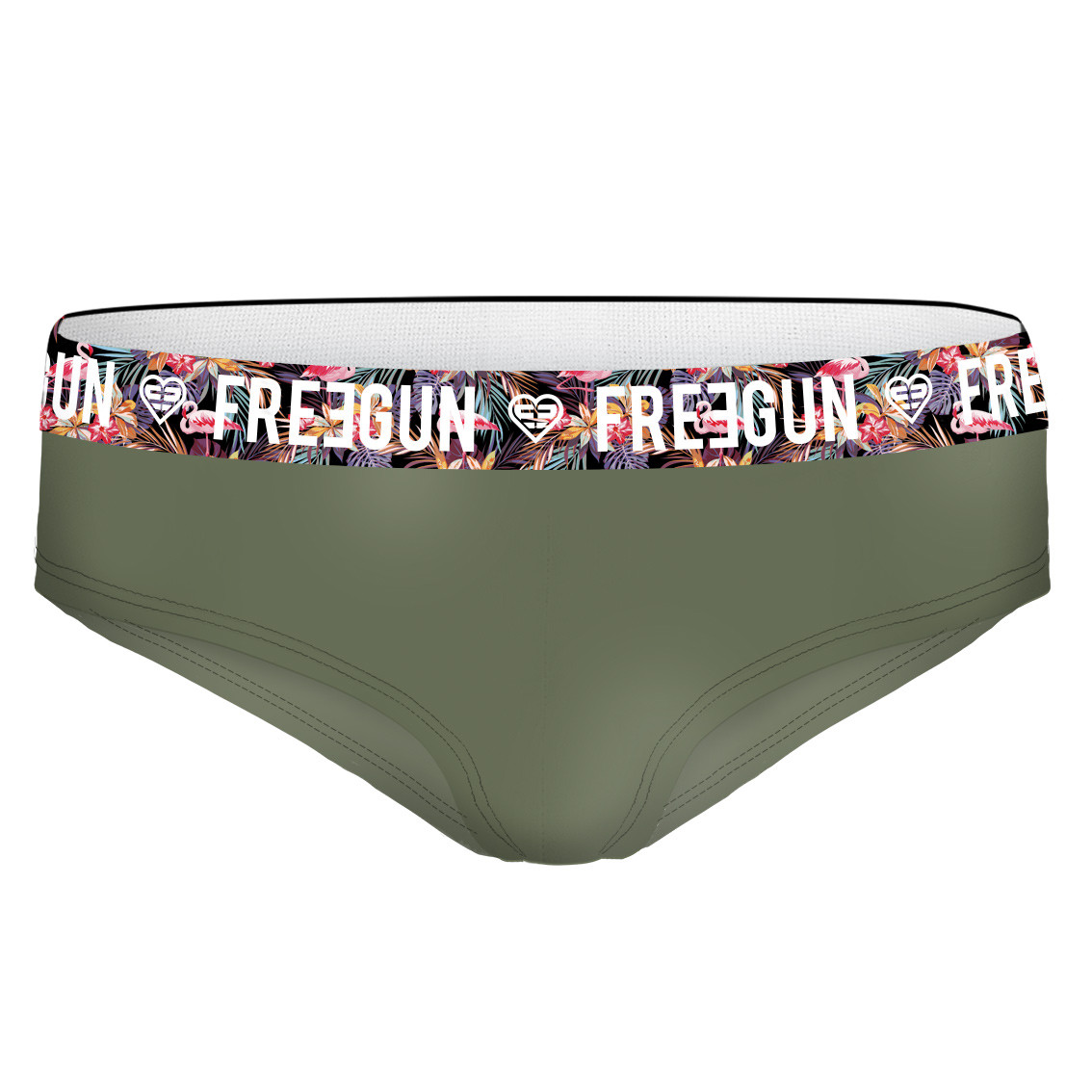 Boxer freegun fille coton bio palmier Boxer freegun fille coton bio palmier