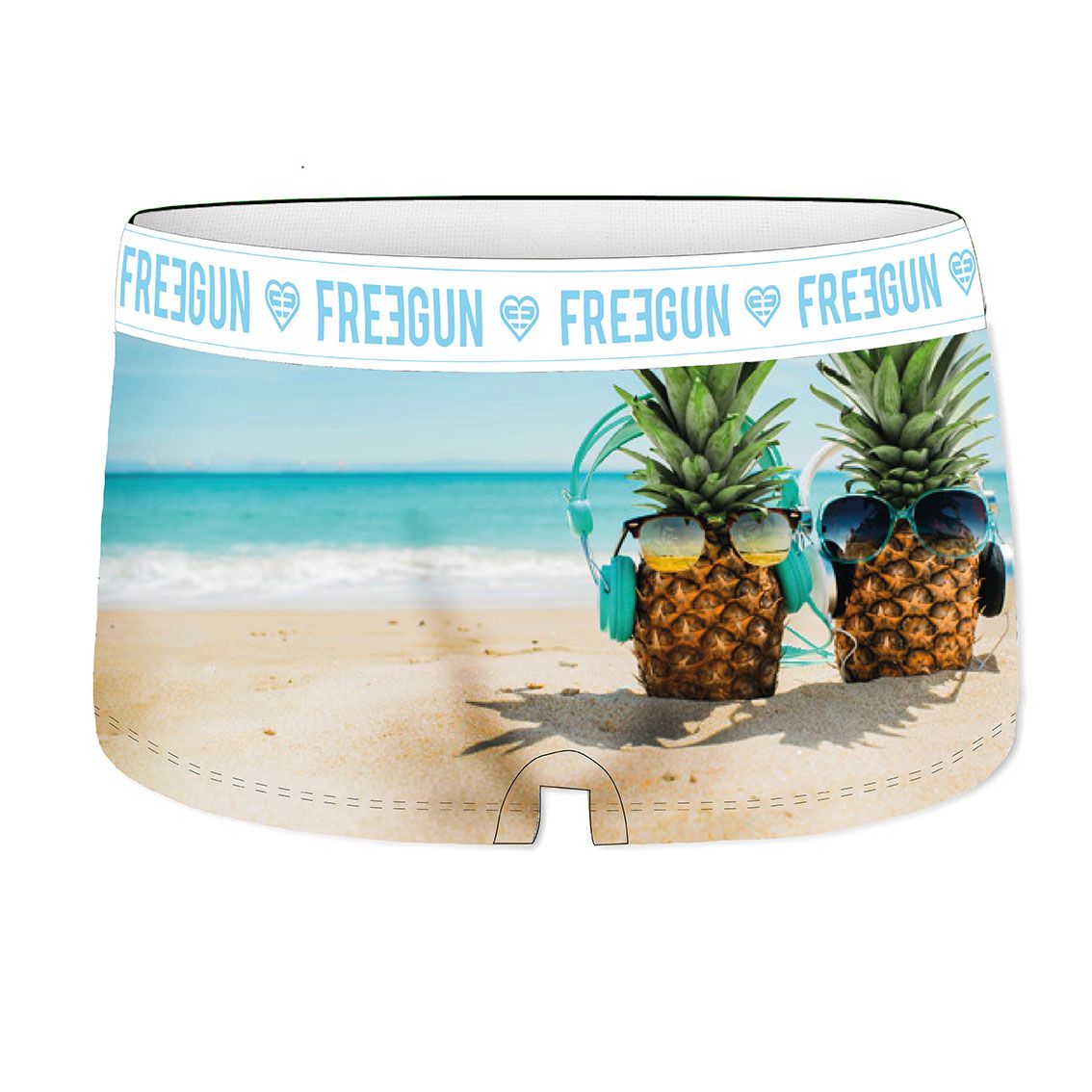 Shorty freegun fille ananas Shorty freegun fille ananas