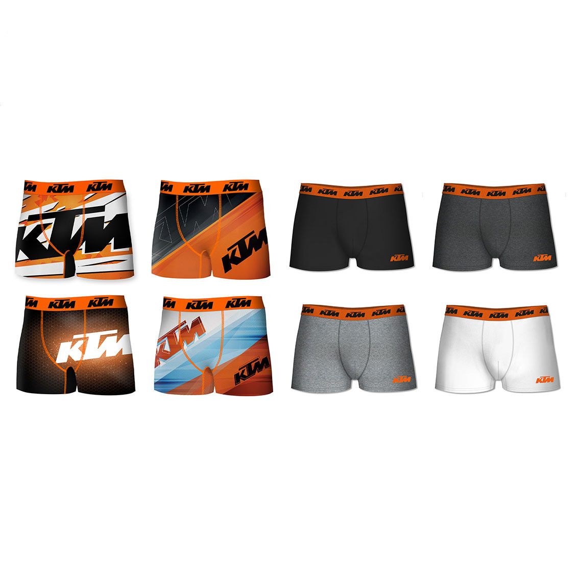 Lot de 8 boxers homme ktm (photo) Lot de 8 boxers homme ktm (photo)