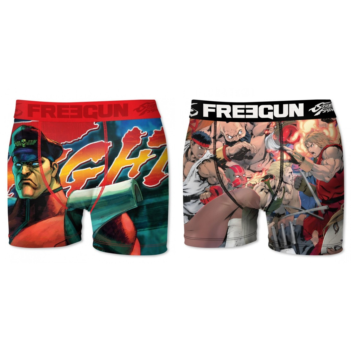 Lot de 2 boxers homme street fighter (photo) Lot de 2 boxers homme street fighter (photo)