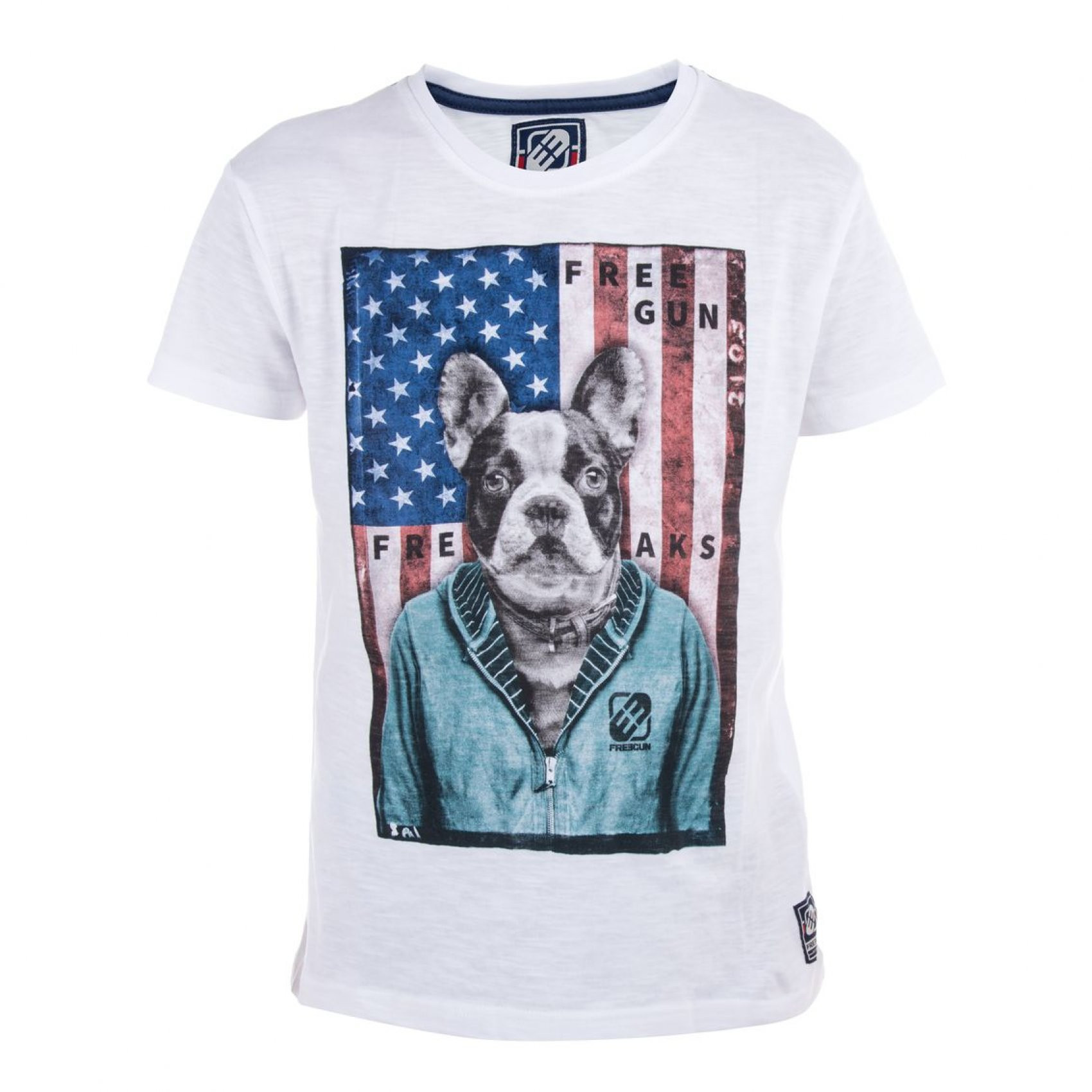 Tee shirt garçon babyz imprimé dog freegun. (photo) Tee shirt garçon babyz imprimé dog freegun. (photo)