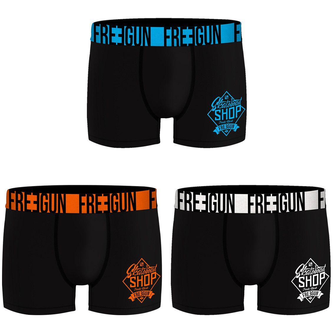 Lot de 3 boxers freegun garçon shop (photo) Lot de 3 boxers freegun garçon shop (photo)