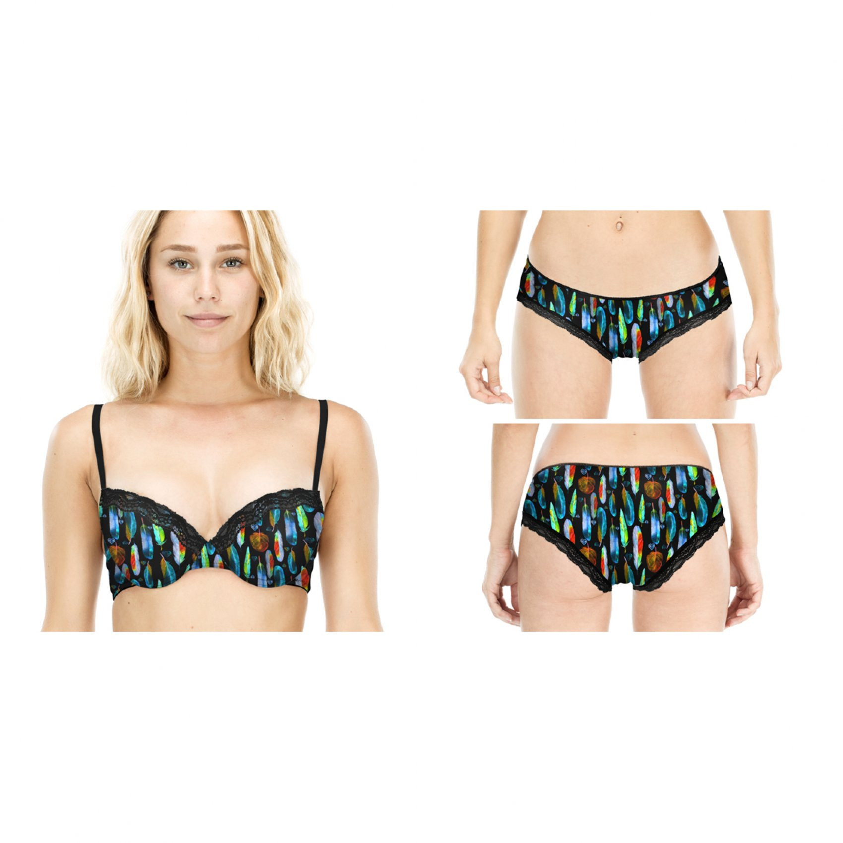 Ensemble femme miss freegun push up plume (photo) Ensemble femme miss freegun push up plume (photo)