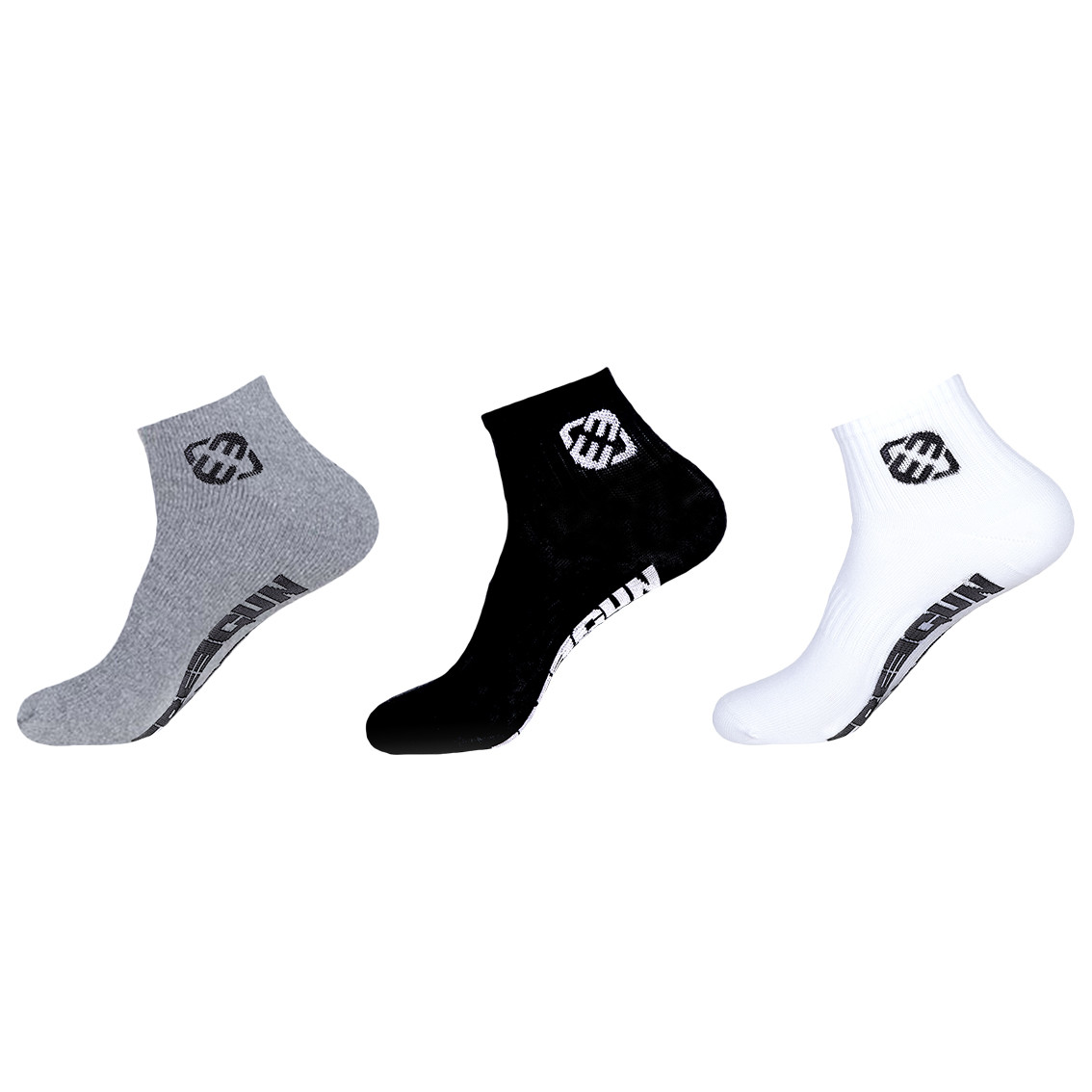 Lot de 3 paires de chaussettes lowcuts garçon assortis (photo) Lot de 3 paires de chaussettes lowcuts garçon assortis