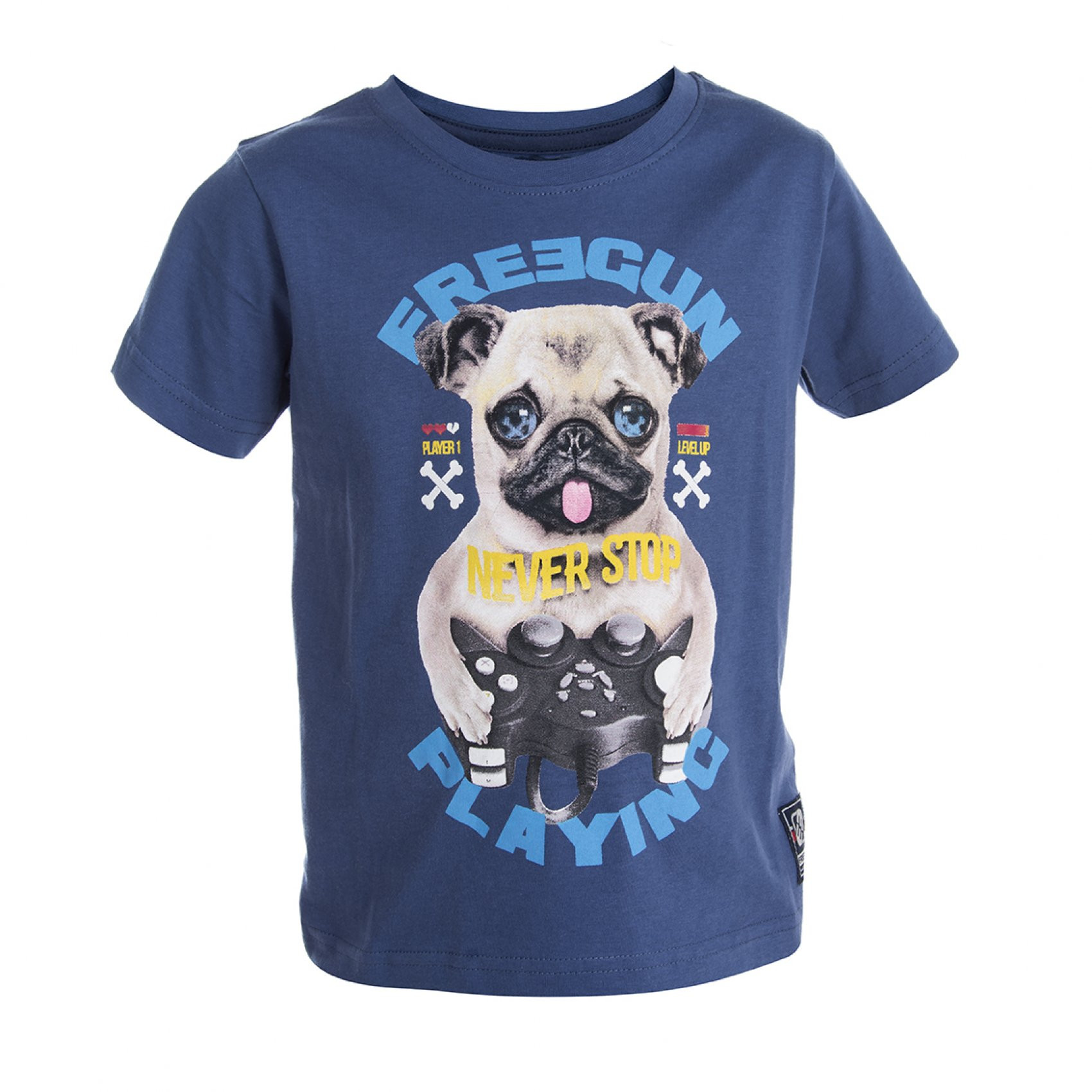 T-shirt garçon bébé bleu dog (photo) T-shirt garçon bébé bleu dog (photo)