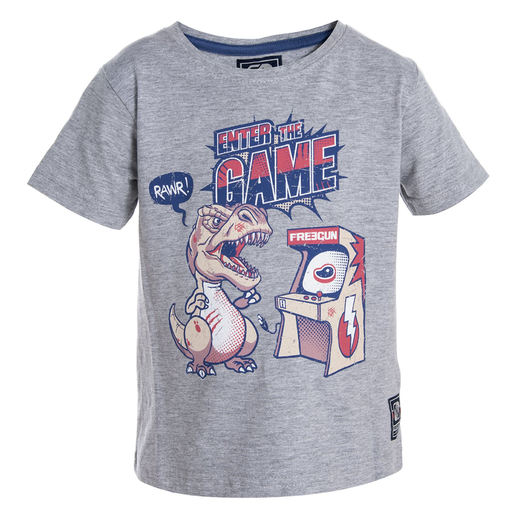 T-shirt baby garçon gris freegun (photo) T-shirt baby garçon gris freegun (photo)