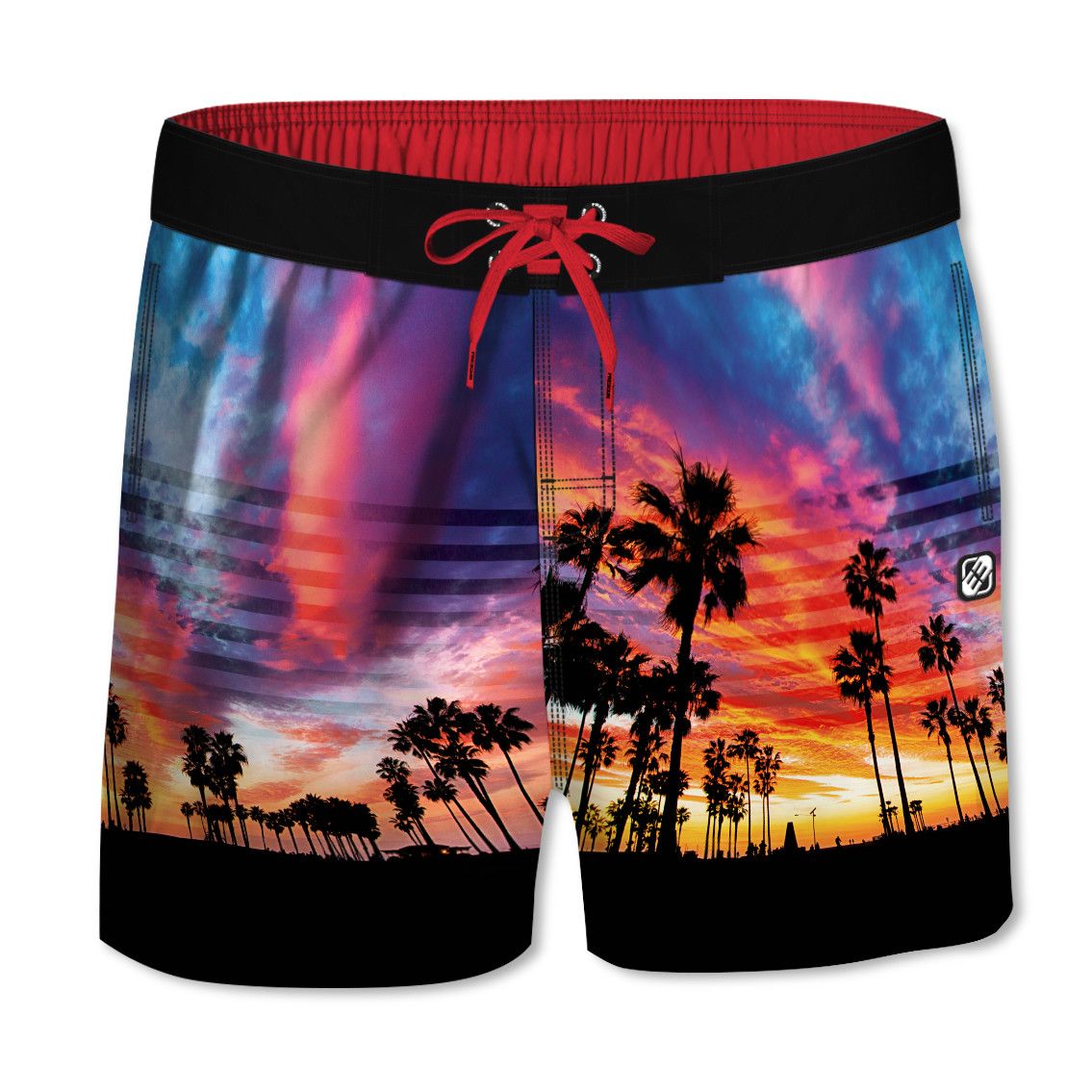 Boardshort court freegun garçon ceinture demi-élastiquée california (photo) Boardshort court freegun garçon ceinture demi-élastiquée california