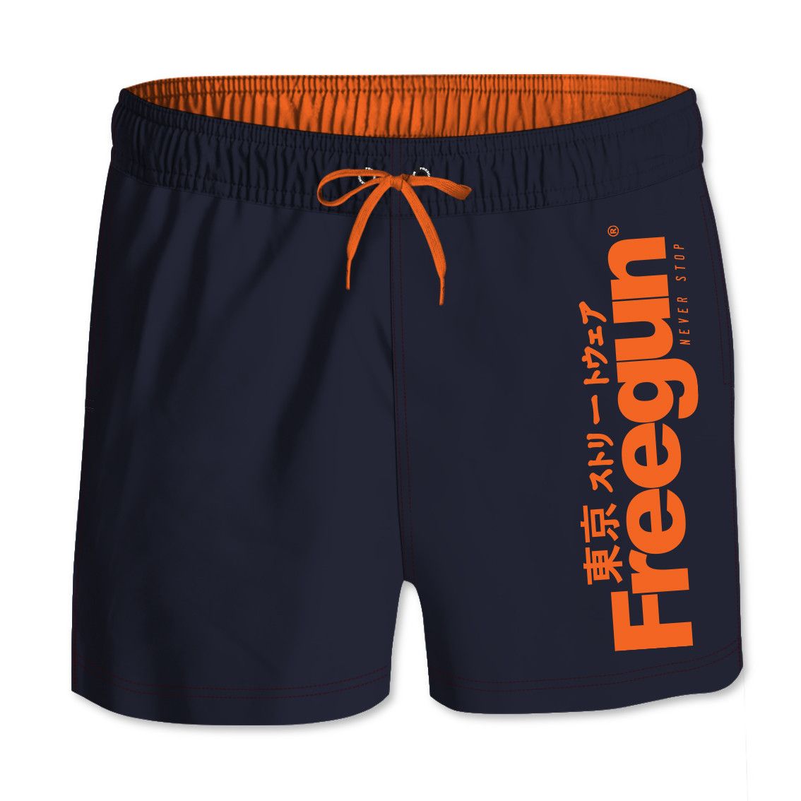 Boardshort court freegun garçon ceinture élastique logo Boardshort court freegun garçon ceinture élastique logo
