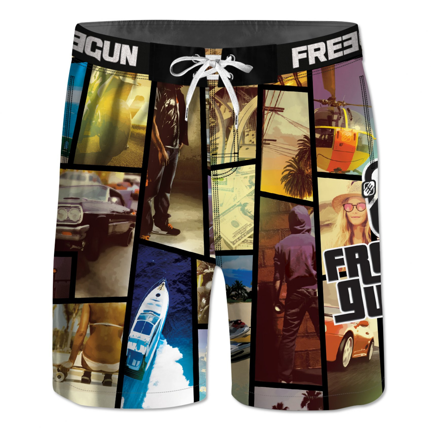 Boardshort garçon long freegun (photo) Boardshort garçon long freegun (photo)