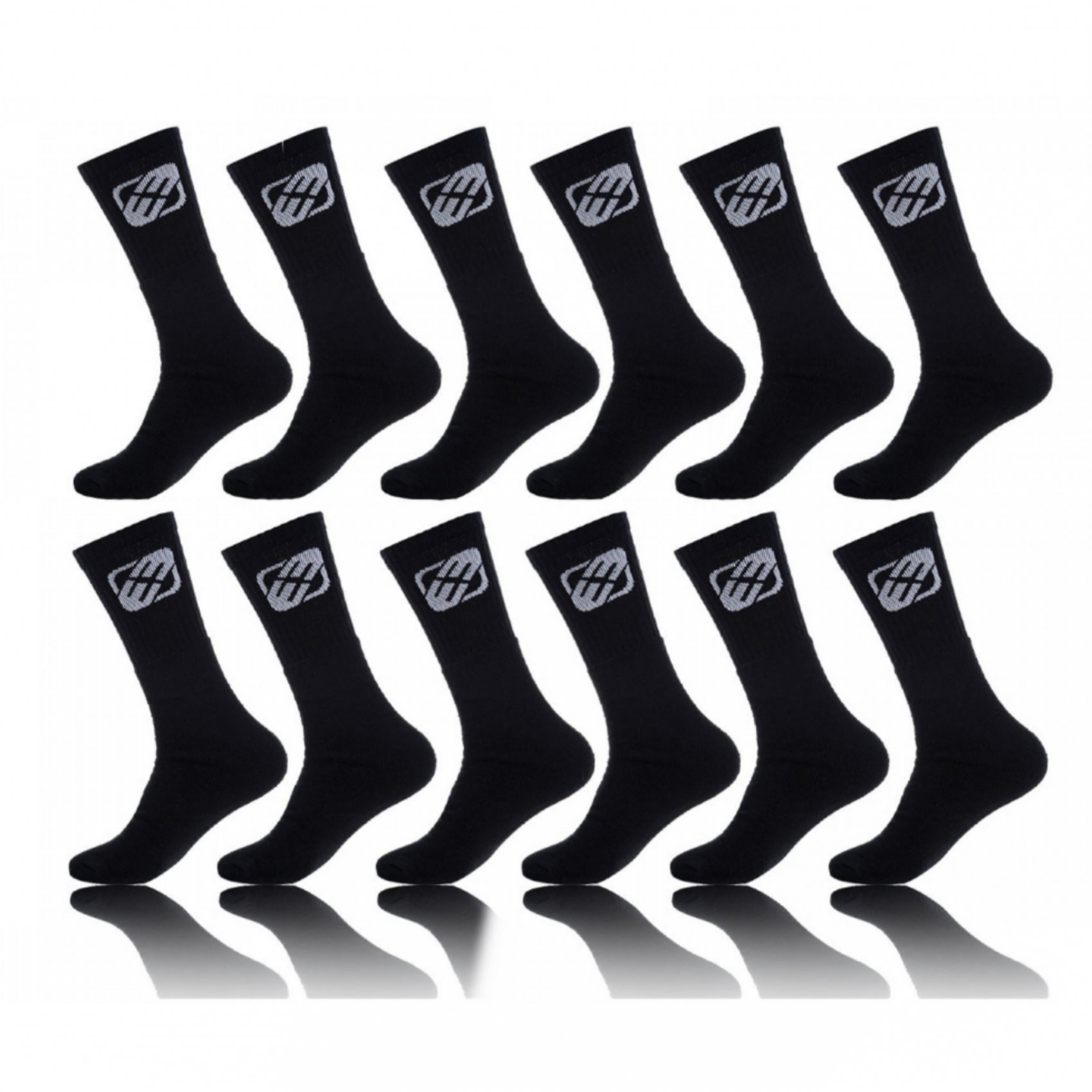 Lot de 12 paires de chaussettes homme unies freegun noir (photo) Lot de 12 paires de chaussettes homme unies freegun noir (photo)