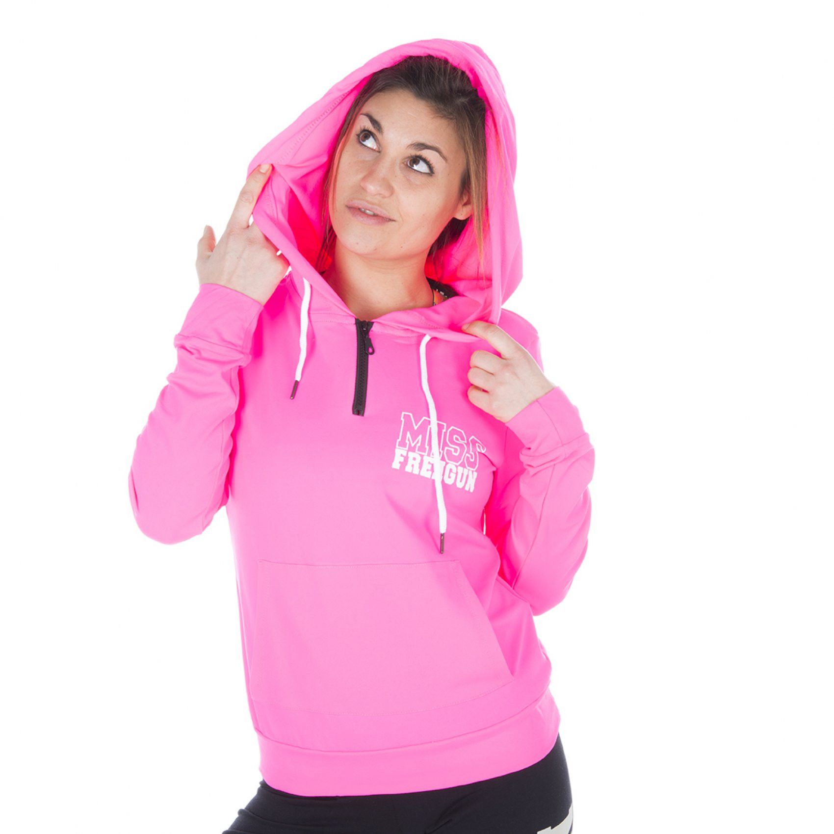 Sweat femme uni miss freegun rose (photo) Sweat femme uni miss freegun rose (photo)