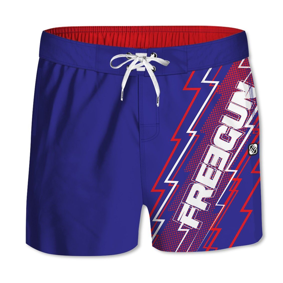 Boardshort court homme avec ceinture demi-élastiquée Boardshort court homme avec ceinture demi-élastiquée