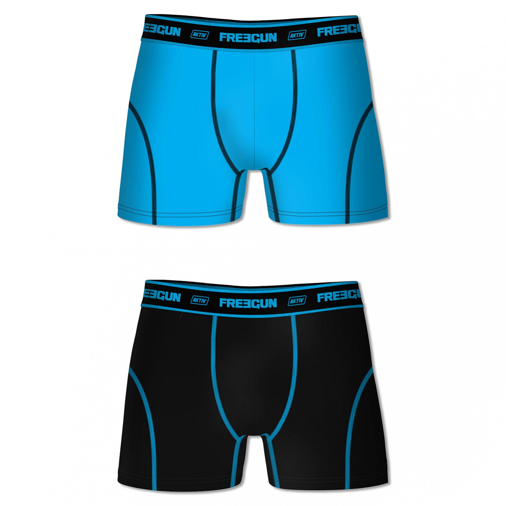 Lot de 2 boxers homme aktiv bleu (photo) Lot de 2 boxers homme aktiv bleu (photo)