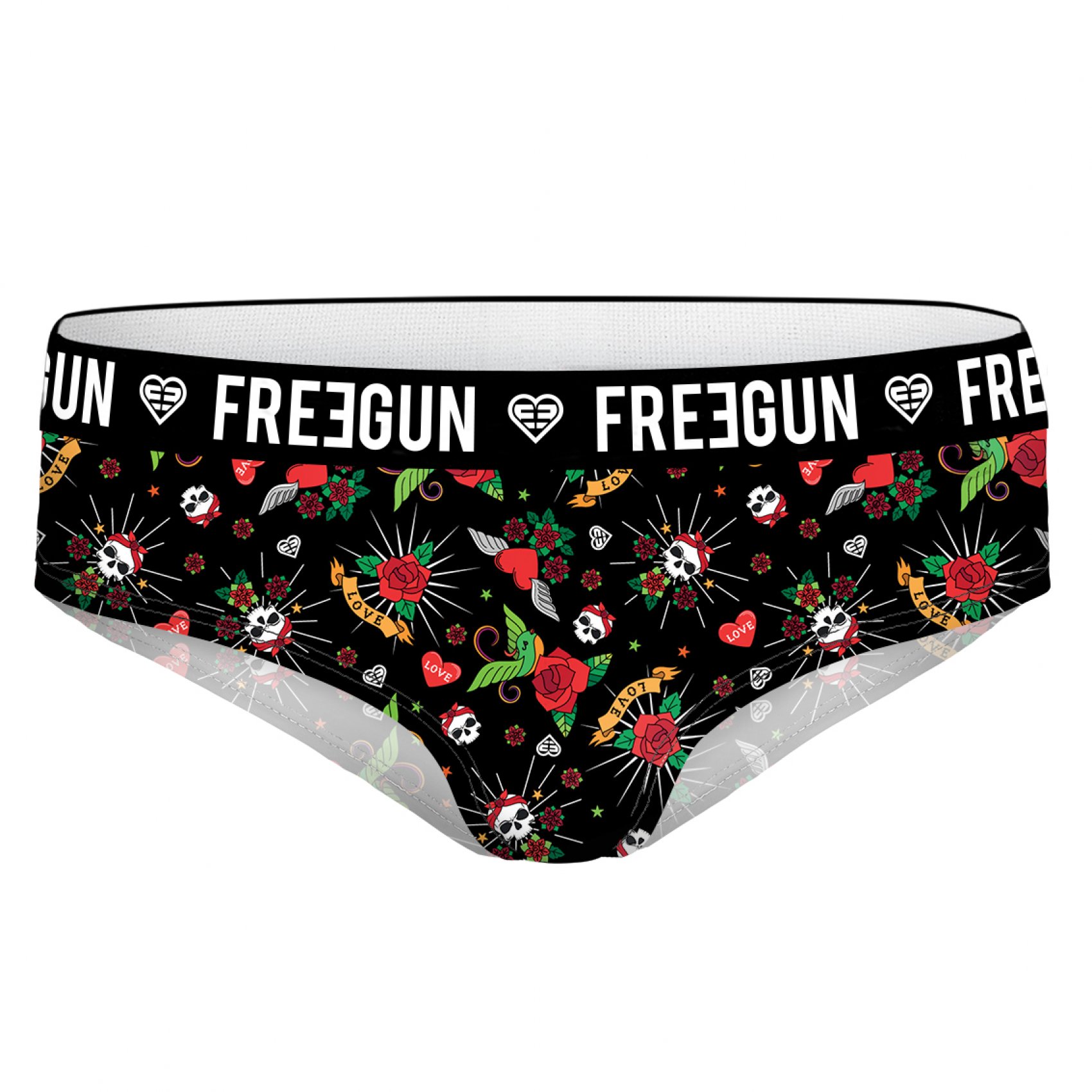 Boxer femme roses miss freegun (photo) Boxer femme roses miss freegun (photo)