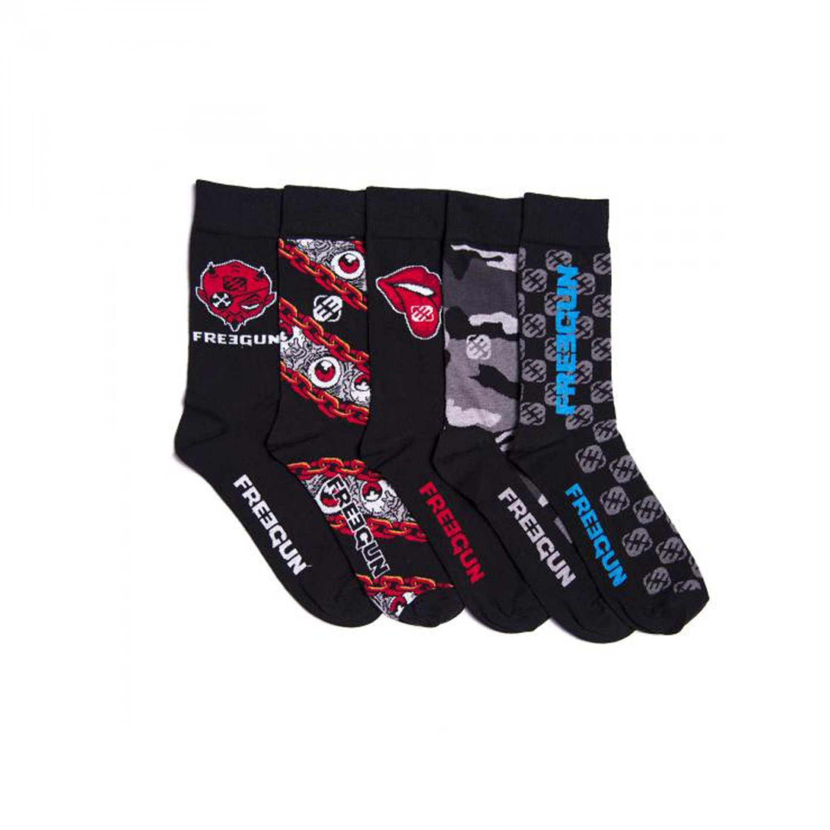 Chaussettes garçon freegun lot x 5 (photo) Chaussettes garçon freegun lot x 5 (photo)