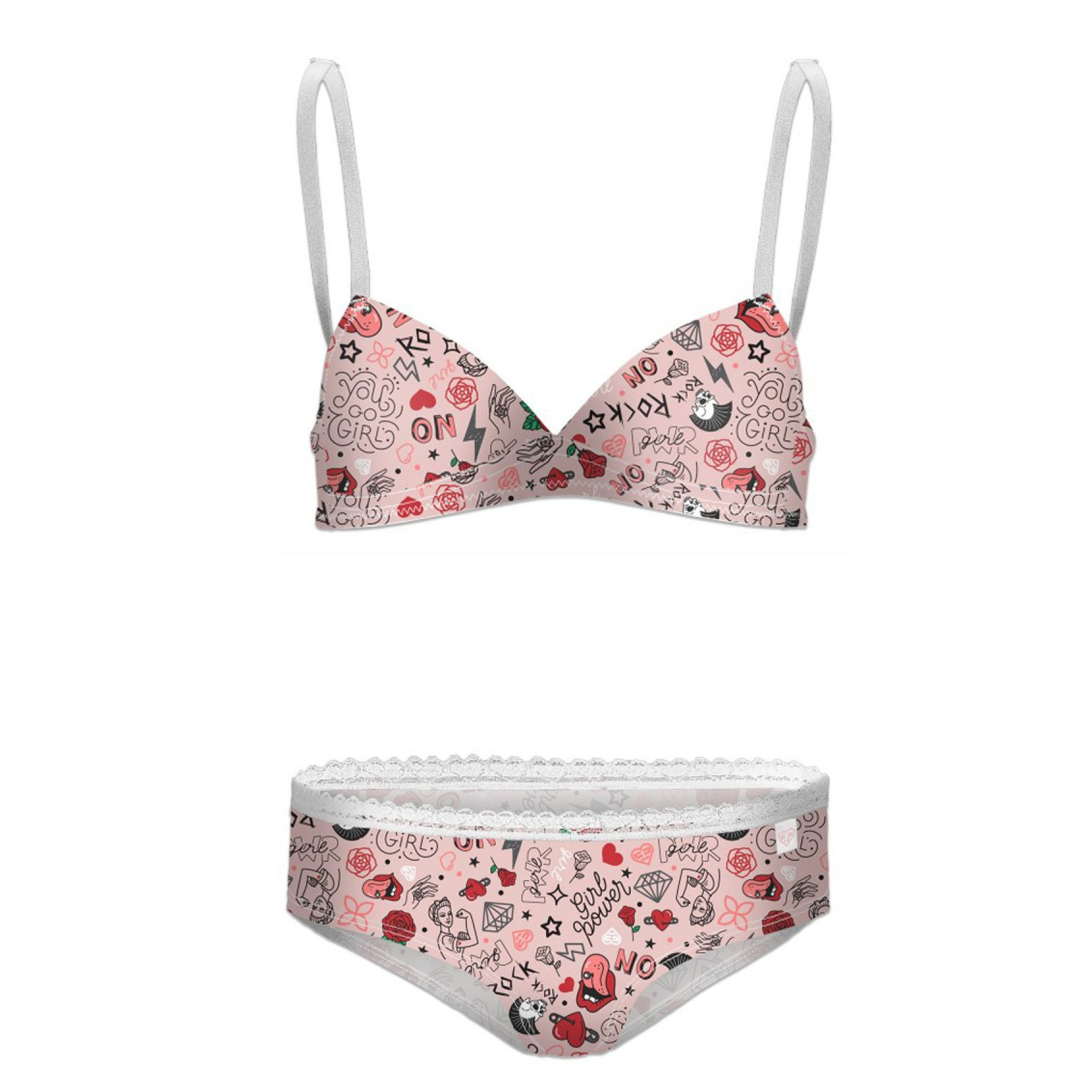 Ensemble boxer fille girl power miss freegun (photo) Ensemble boxer fille girl power miss freegun (photo)