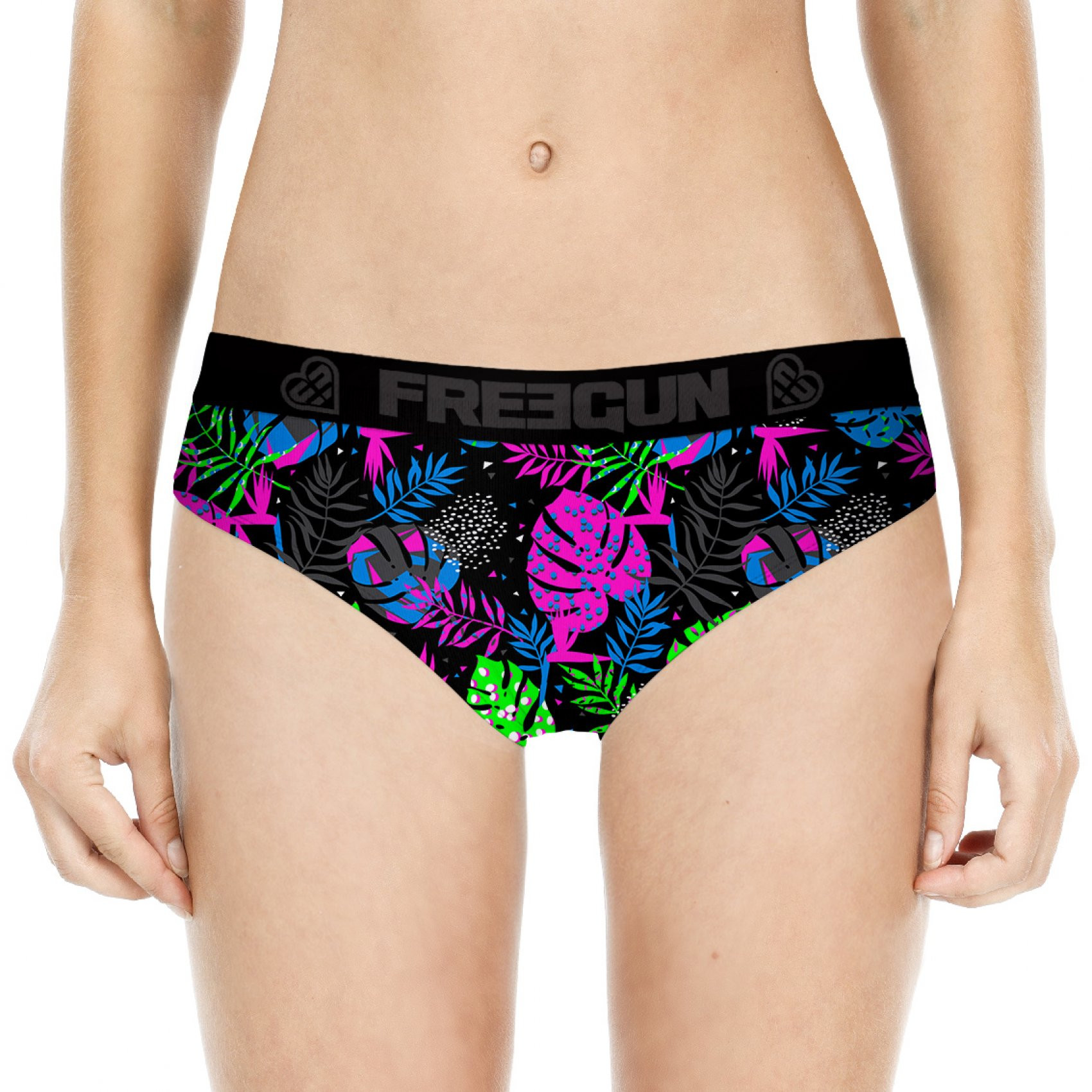 Boxer femme miss freegun feuille (photo) Boxer femme miss freegun feuille (photo)