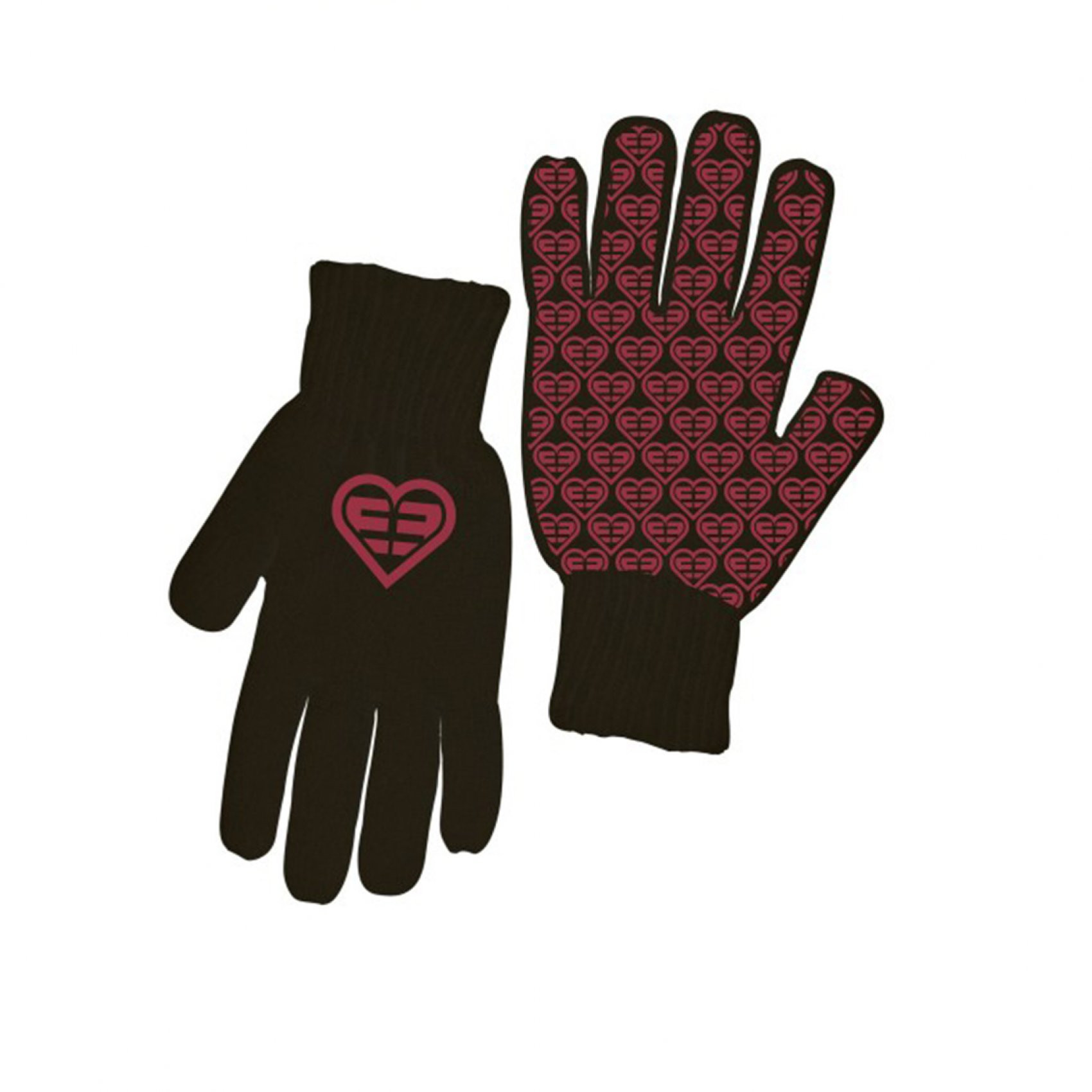 Paire de gants femme logo rose freegun (photo) Paire de gants femme logo rose freegun (photo)