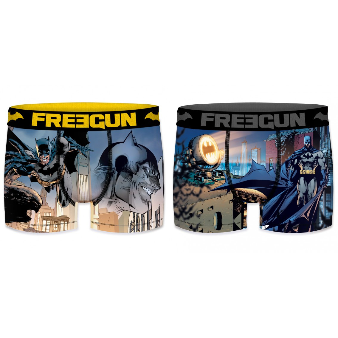 Lot de 2 boxers garçon dc comics batman (photo) Lot de 2 boxers garçon dc comics batman (photo)