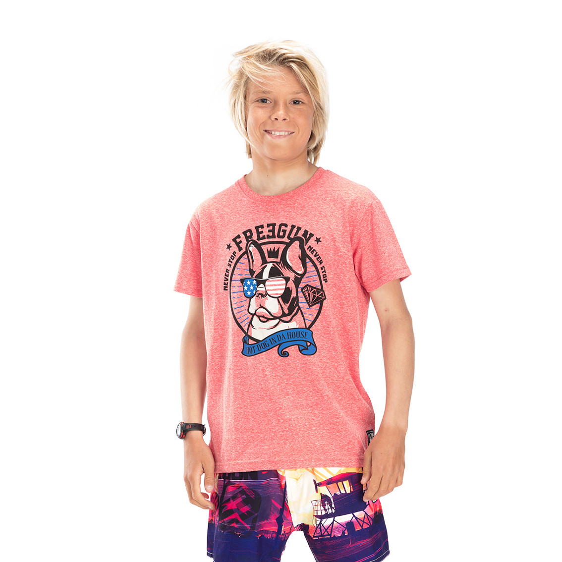 T-shirt freegun dog rose (photo) T-shirt freegun dog rose (photo)