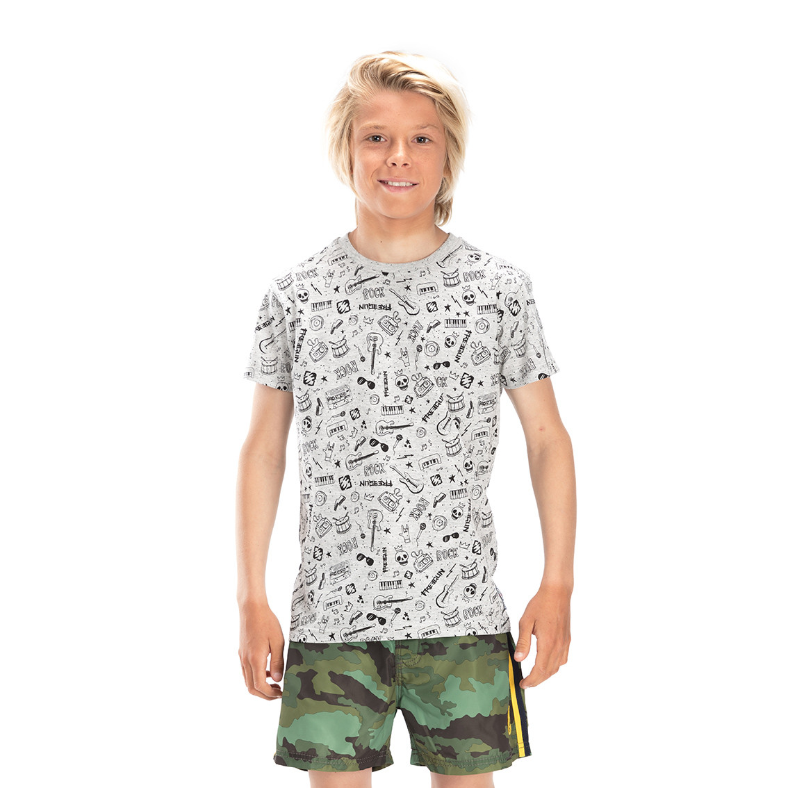 T-shirt garçon guitare (photo) T-shirt garçon guitare (photo)
