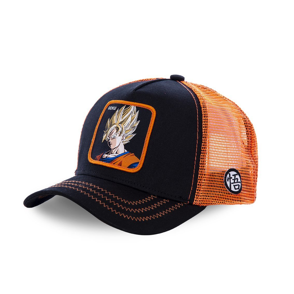 Casquette capslab dragon ball z goku saiyen noir et orange (photo) Casquette capslab dragon ball z goku saiyen noir et orange (photo)