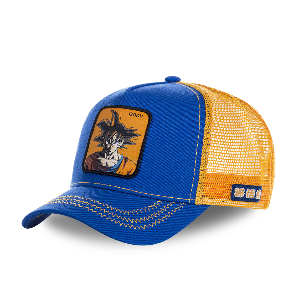 Casquette capslab dragon ball z goku bleu et orange (photo) Casquette capslab dragon ball z goku bleu et orange (photo)
