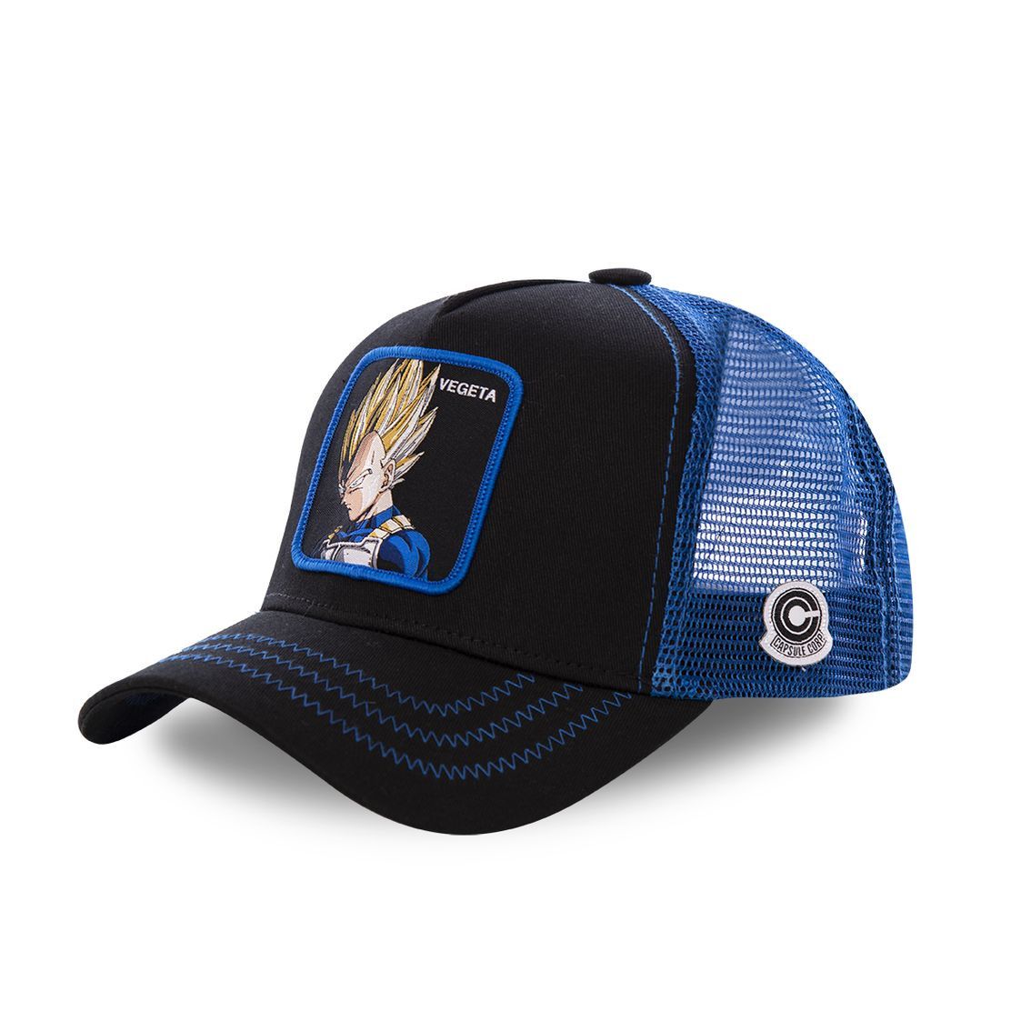 Casquette capslab dragon ball z vegeta saiyen noir filet bleu (photo) Casquette capslab dragon ball z vegeta saiyen noir filet bleu (photo)
