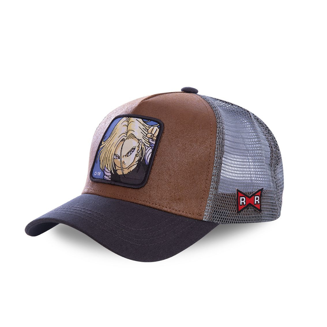 Casquette capslab dragon ball z c-18 marron (photo) Casquette capslab dragon ball z c-18 marron (photo)