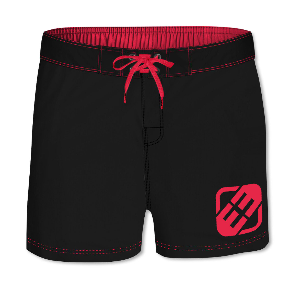 Boardshort court homme freegun uni rouge (photo) Boardshort court homme freegun uni rouge (photo)