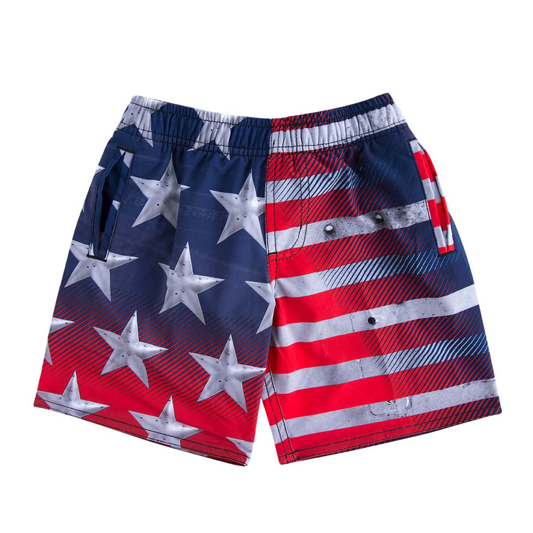 Boardshort bébé freegun us rouge et bleu (photo) Boardshort bébé freegun us rouge et bleu (photo)