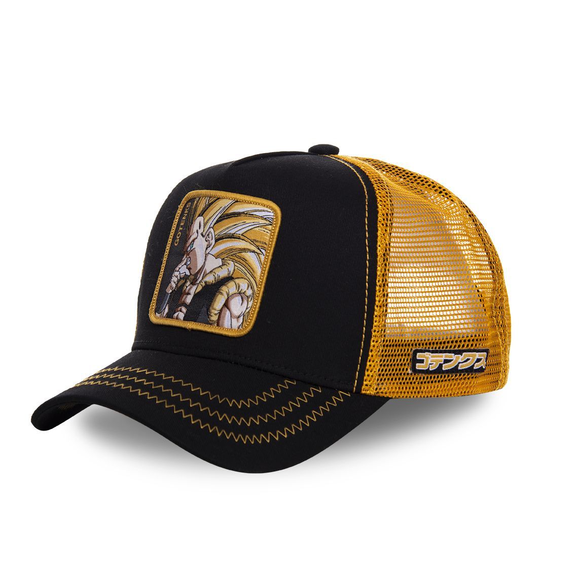 Casquette capslab dragon ball z goku super saiyen noir et orange (photo) Casquette capslab dragon ball z goku super saiyen noir et orange (photo)