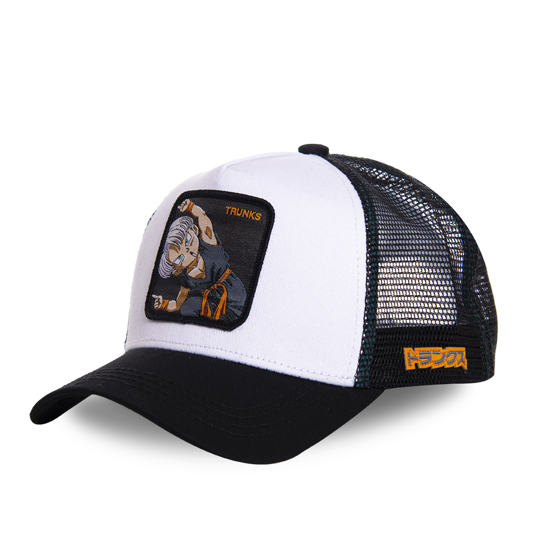 Casquette capslab dragon ball z trunks blanc et noir (photo) Casquette capslab dragon ball z trunks blanc et noir (photo)