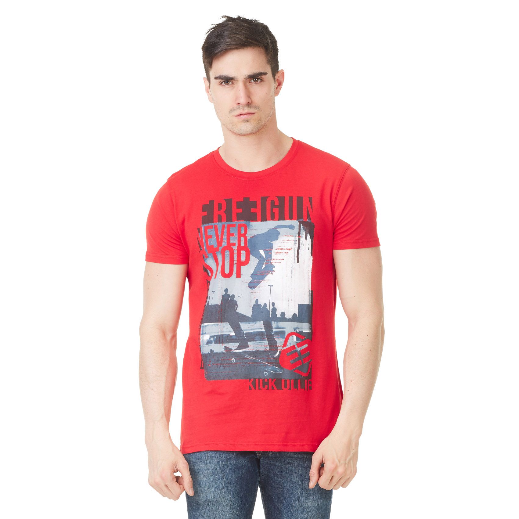 T-shirt freegun homme skate (photo) T-shirt freegun homme skate