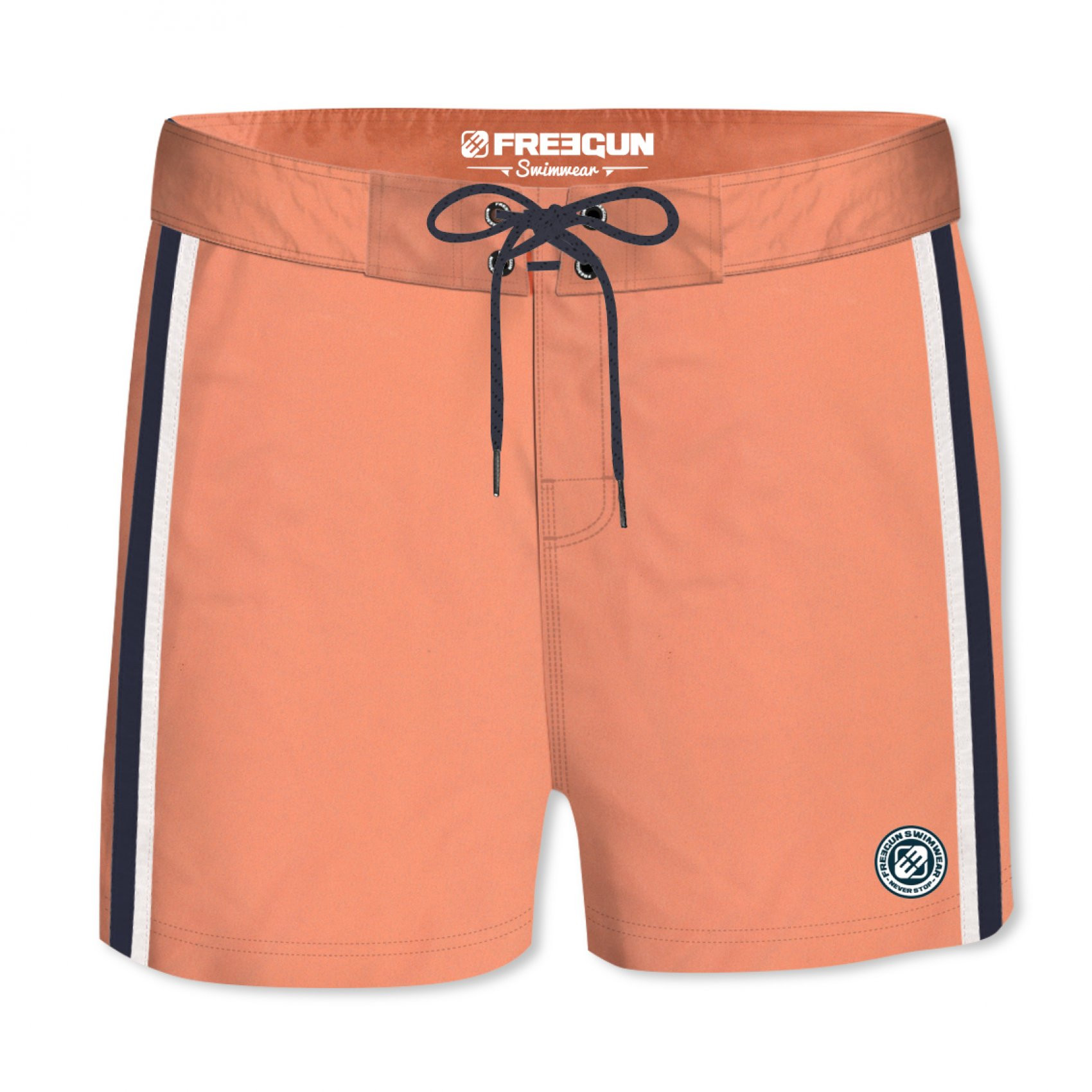 Boardshort court homme freegun band uni orange (photo) Boardshort court homme freegun band uni orange (photo)