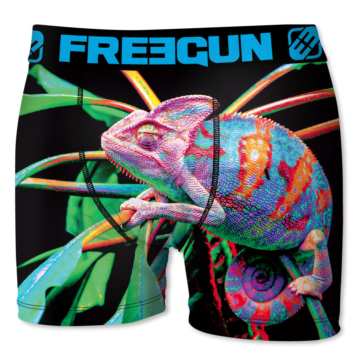 Boxer enfant freegun caméléon bleu (photo) Boxer enfant freegun caméléon bleu (photo)