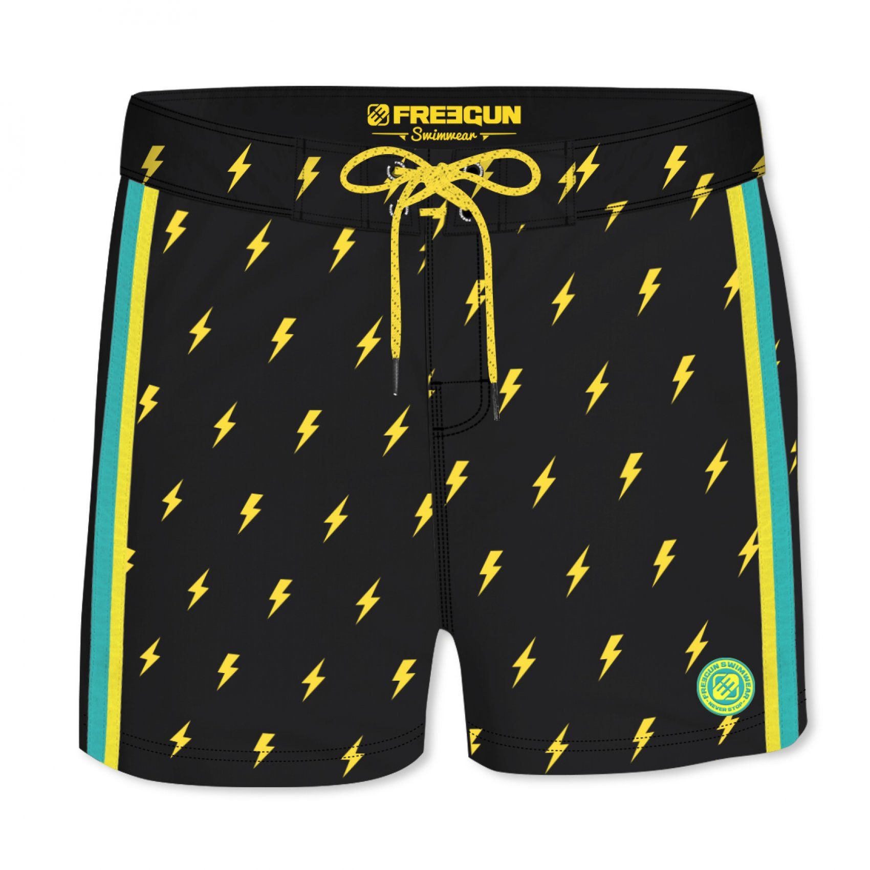 Boardshort court homme freegun flash noir (photo) Boardshort court homme freegun flash noir (photo)
