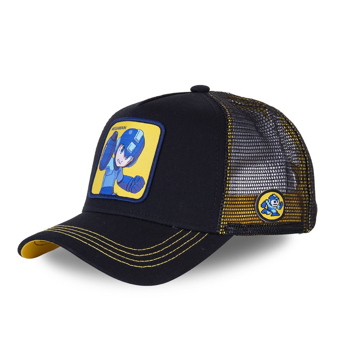 Casquette capslab trucker megaman x noir (photo) Casquette capslab trucker megaman x noir