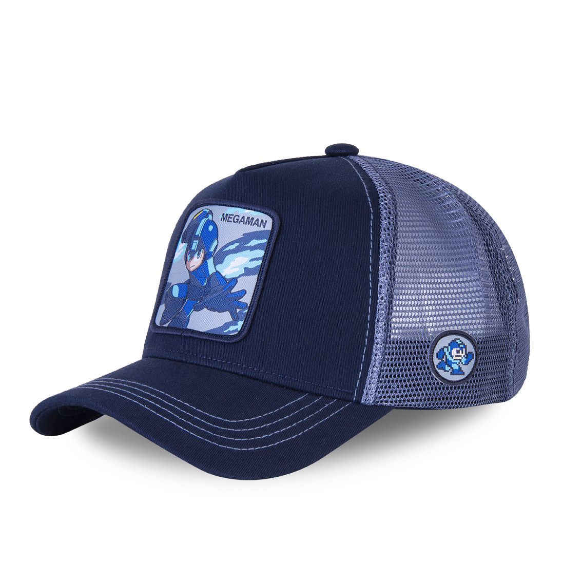 Casquette capslab trucker megaman x bleu (photo) Casquette capslab trucker megaman x bleu