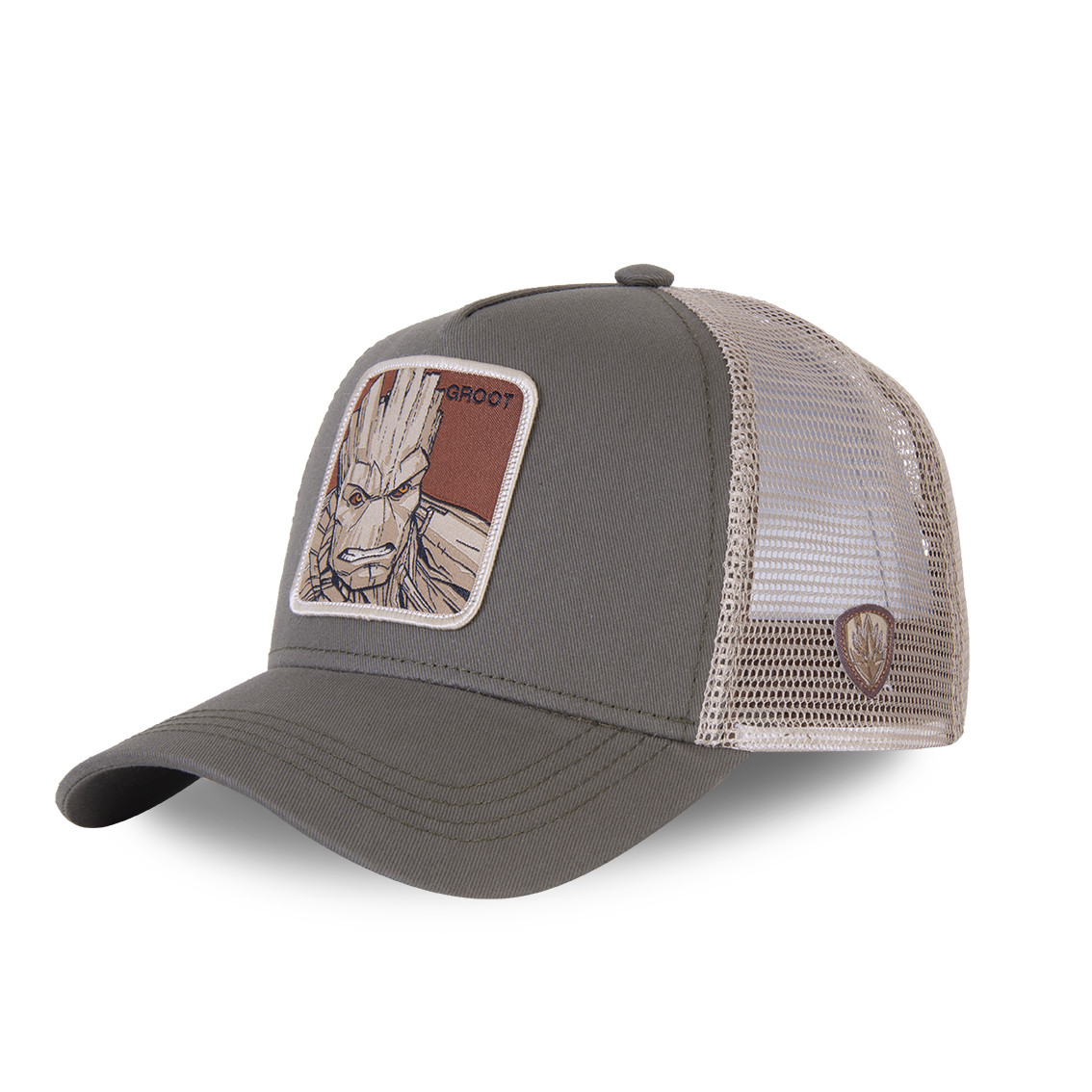 Casquette capslab trucker marvel groot gris (photo) Casquette capslab trucker marvel groot gris